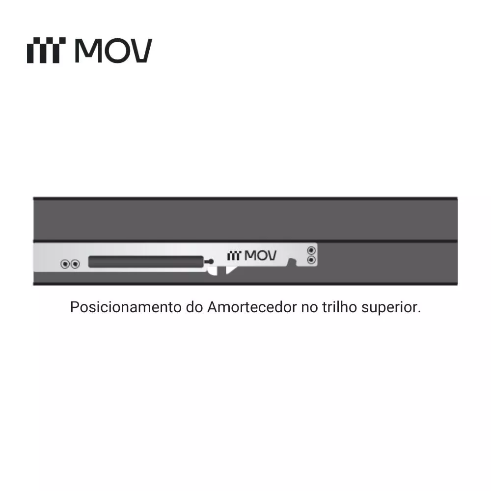 Amortecedor para 1 Porta de Correr - até 40Kg - Image 5